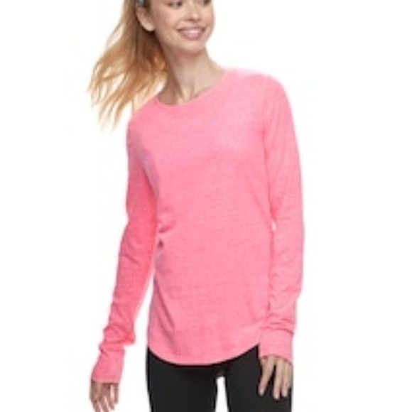 Tek Gear Pink Long Sleeve Tee L - Picture 1 of 6